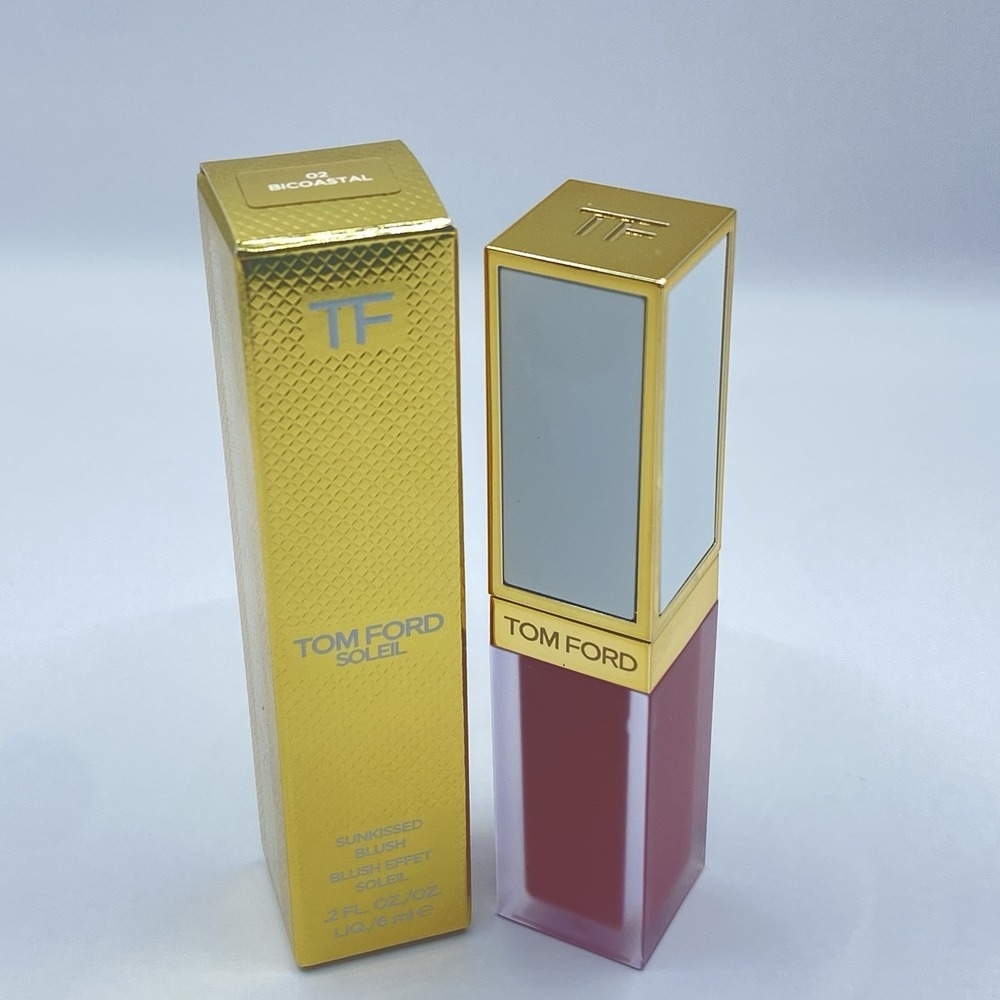 Tom Ford Soleil Sunkissed Liquid Cream Blush 02 Bicoastal .2 FL OZ/6 ML NIB